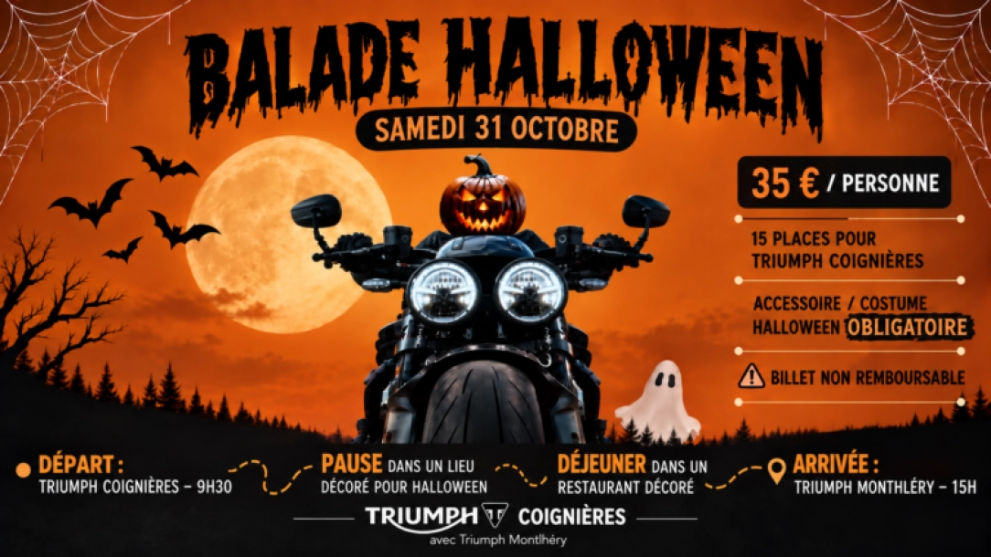 Balade Halloween - Triumph Coignières