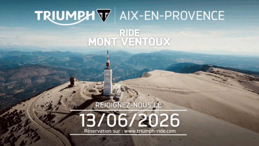 Triumph Aix-en-Provence - Ride Mont Ventoux - 13/06/2026