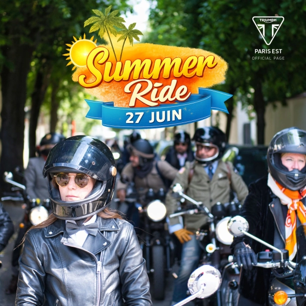 Summer Ride - Triumph Paris Est