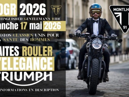 Triumph Montlhéry- Balade DGR