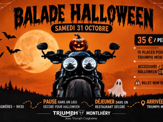 Balade Halloween - Triumph Montlhéry