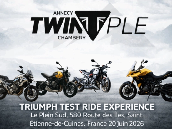 TRIUMPH TEST RIDE EXPERIENCE