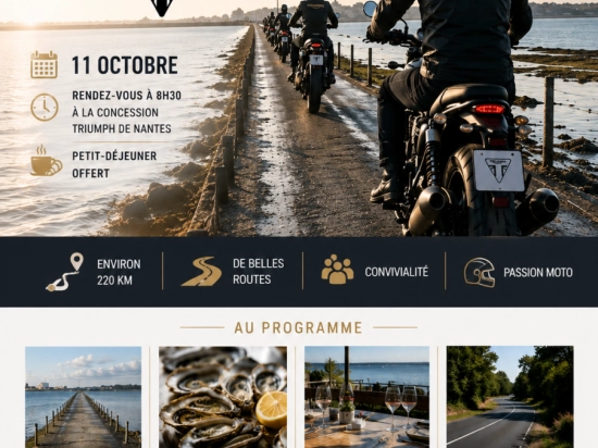 BALADE TRIUMPH – DIRECTION NOIRMOUTIER !
